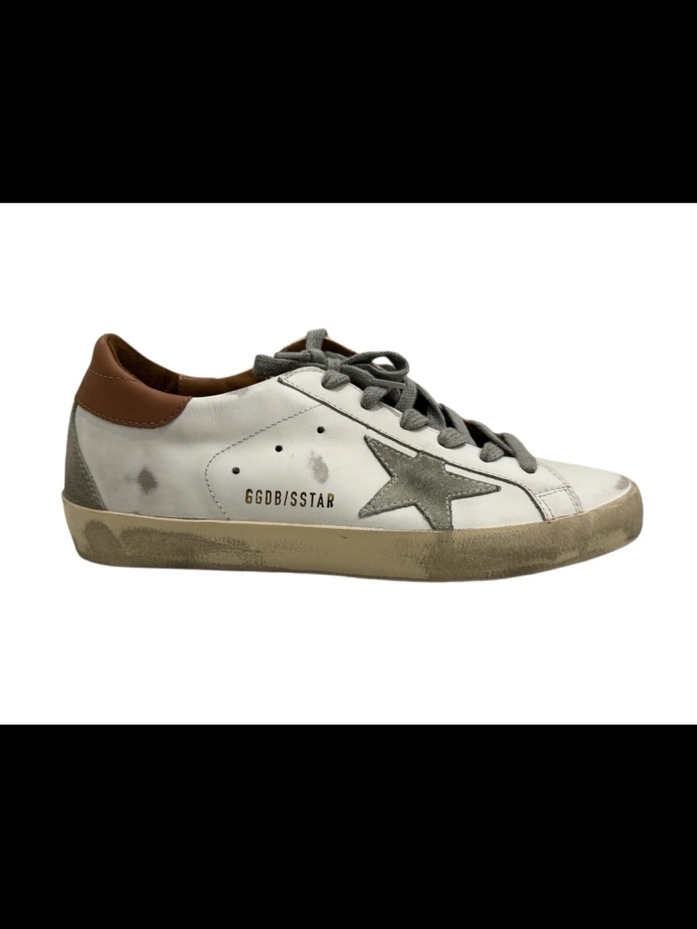 Golden Goose Women's Super Star White Leather Light Brown BNIB - Picture 5 of 12